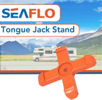 SEAFLO RV Tongue Jack Stand (5- Pack) - Distributes Your Trailer Weight Evenly - Compatible with 2” inch to 6” inch Diameter Tongue Jacks