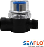 SEAFLO Water Pump Inline Strainer Filter- 1/2" NPSM Inlet/Outlet - RV Replacement- Compatible, Shurflo, and WFCO Pumps
