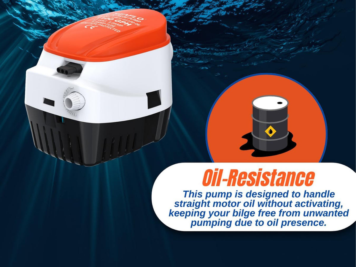 SEAFLO 06-Series  Automatic Bilge Pump (12V | 1100GPH)