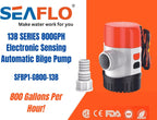 SEAFLO 13B-Series  Automatic Water Sensing Bilge Pump (12V | 800GPH)