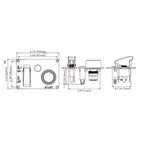 SEAFLO 12V Ignition Switch Panel, 20A 3-in-1