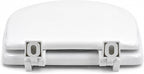 Compact Toilet Cover Kit, Wood Oval Replacement Seat Lid