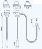 SEAFLO Rechargeable Automatic Electric Fuel Pump Transfer Pump (Flow Rate 2.3 GPM - 3.1 GPM) with Lithium Battery