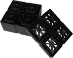 SEAFLO Heavy Duty RV Leveling Blocks Compatible with Single Wheels, Double Wheels, Hydraulic Jacks, Tongue Jacks and More Orange 5 Pack… B0C91JNZPM