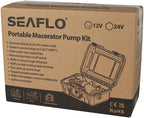 SEAFLO 04-Series  RV Macerator Pump Kit For RV/Tanks/Septic use/Septic Station (12V|12GPM|45LPM)