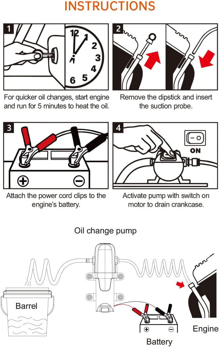 SEAFLO Oil Change System (12V | 3.7 GPM)