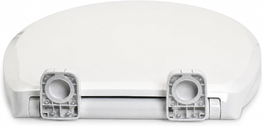 Toilet Cover Kit with Soft Close Seat, Oval Fully Plastic Replacement Seat Lid