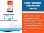 SEAFLO 13B-Series  Electronic Sensing Automatic Bilge Pump (12V | 2000GPH)
