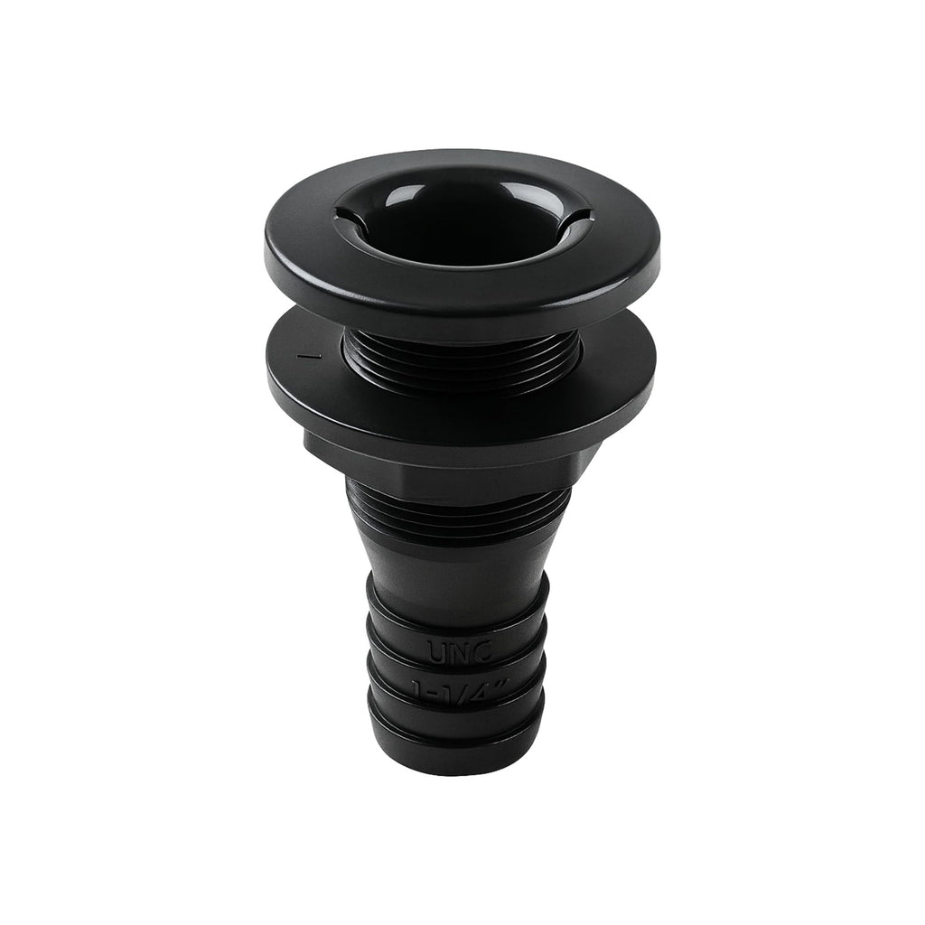 SEAFLO 1 1/8" Thru Hull Fitting (Black | White)