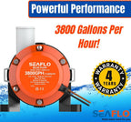 SEAFLO 01A-Series 3800 GPH General Purpose Pump (Choose 12V or 24V)