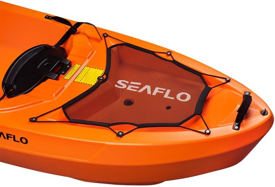 SEAFLO Premium Sit-on Recreational/Day Touring/Sea Kayaks(8'8"-16'2.4") (BMA118-Orange 11' 8.4")