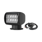 02 Series 360° Rotating Remote Control 30W LED Searchlight w/ Wired Panel (White/Black | 2700K Warm White/White Light 5500K) (Copy)