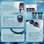 SEAFLO Ultrasonic Defense System - Fully Automated Ultrasonic Barnacle Repelling System for Boats and Yachts | 4 Transducer System | Covers 200 sq. ft. | 4-Year Warranty