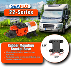 SEAFLO 22-Series On Demand Diaphragm Water Pressure Pump (1.3 GPM | 100 PSI) (Choose 12V or 24V)