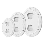 SEAFLO Round Deck Hatches (Choose Between 4"|5"|6"|8" and White|Black)