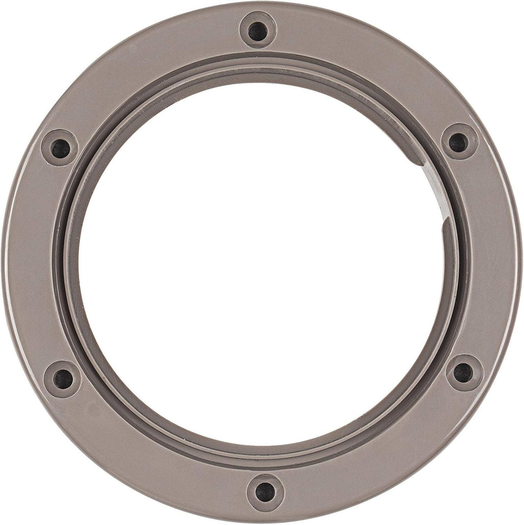 SEAFLO 4" - 6" Tan Circular Non Slip Inspection Hatch with Detachable Cover and Foam Seal