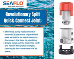 SEAFLO 13B-Series  Electronic Sensing Automatic Bilge Pump (12V | 2000GPH)