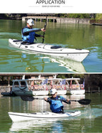 SEAFLO Premium Sit-in Recreational/Day Touring/Sea Kayaks (TKA120-red/white)