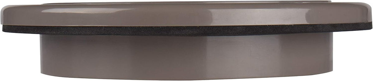SEAFLO 4" - 6" Tan Circular Non Slip Inspection Hatch with Detachable Cover and Foam Seal