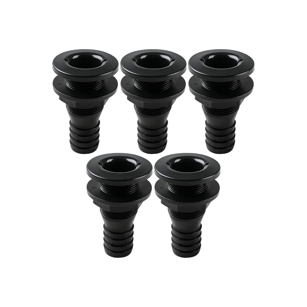 SEAFLO 5/8" Thru Hull Fittings (Black | White)