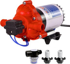 SEAFLO 33W Series 115V AC, 3.0 GPM, 45 PSI Brushless Automatic Demand Diaphragm Water Pressure Pump – Ultra Quiet Operation, Self-Priming, Overload Protection, NSF & UL Certified- 4 Year Warranty!