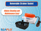 SEAFLO 06-Series  Automatic Bilge Pump (12V | 1100GPH)