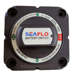 SEAFLO 300A 4-Position Battery Disconnect Switch –12V/24V/48V Heavy-Duty Isolator Switch, OFF/1/2/1+2, IP66 Waterproof, Auto, Marine, Boat, RV, Car, ATV, CE & RoHS Certified (4-Positon |1-Pack)