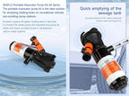 SEAFLO 04-Series  RV Macerator Pump Kit For RV/Tanks/Septic use/Septic Station (12V|12GPM|45LPM)