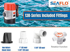 SEAFLO 13B-Series  Electronic Sensing Automatic Bilge Pump (12V | 2000GPH)