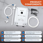 SEAFLO Bottled Water System - Convenient On/Off Switch, 20ft Discharge Tube, Wall Plug