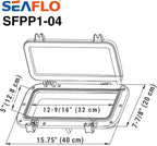 SEAFLO Rectangular Porthole Window w/ABS Plastic & Tinted Glass - 16" x 8" (White)