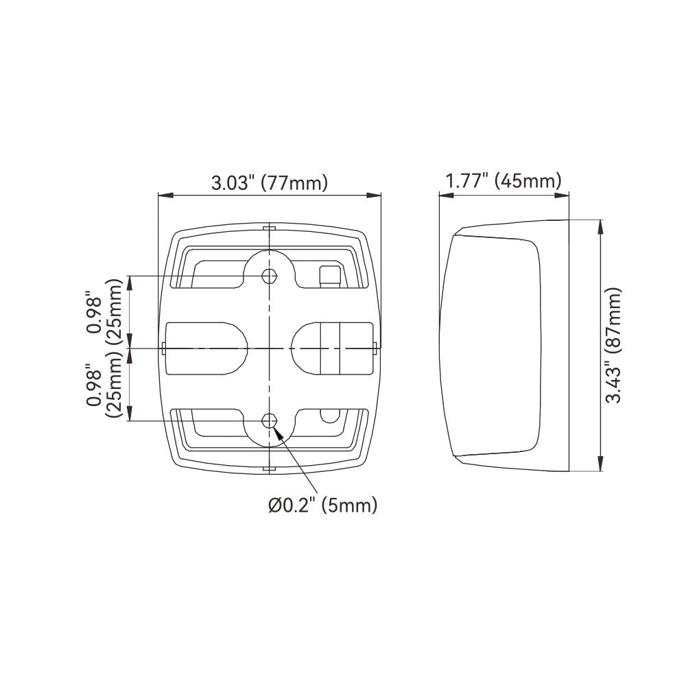 SEAFLO 03 Series LED Navigation Lights – Mini