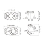 SEAFLO Mounting Base for Plug-in Mount Pole Lights