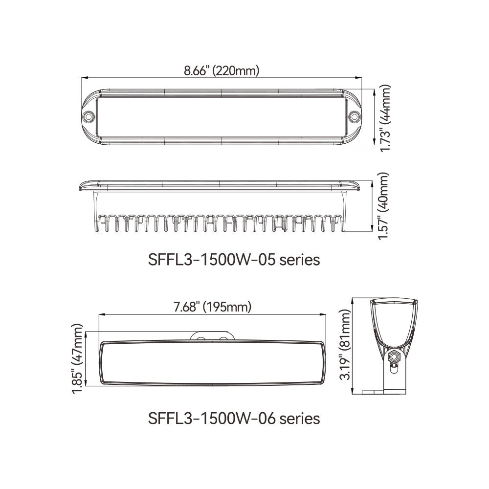SEAFLO LED Floodlights 6 LEDs