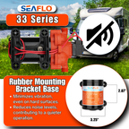 SEAFLO 33-Series Diaphragm Water Pressure Pump - 3.0 GPM | 45 PSI (Choose 12V or 24V)