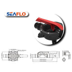SEAFLO 720 GPH Diaphragm Hand Pump with 1.50" Hose Connections