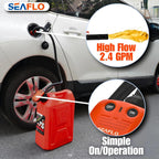 SEAFLO Fuel Transfer Pump – Battery Operated, 2.4 GPM (9.0 LPM)