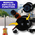 Quick Release RV Macerator Pump - 12V, 12GPM RV Dump Station Mount