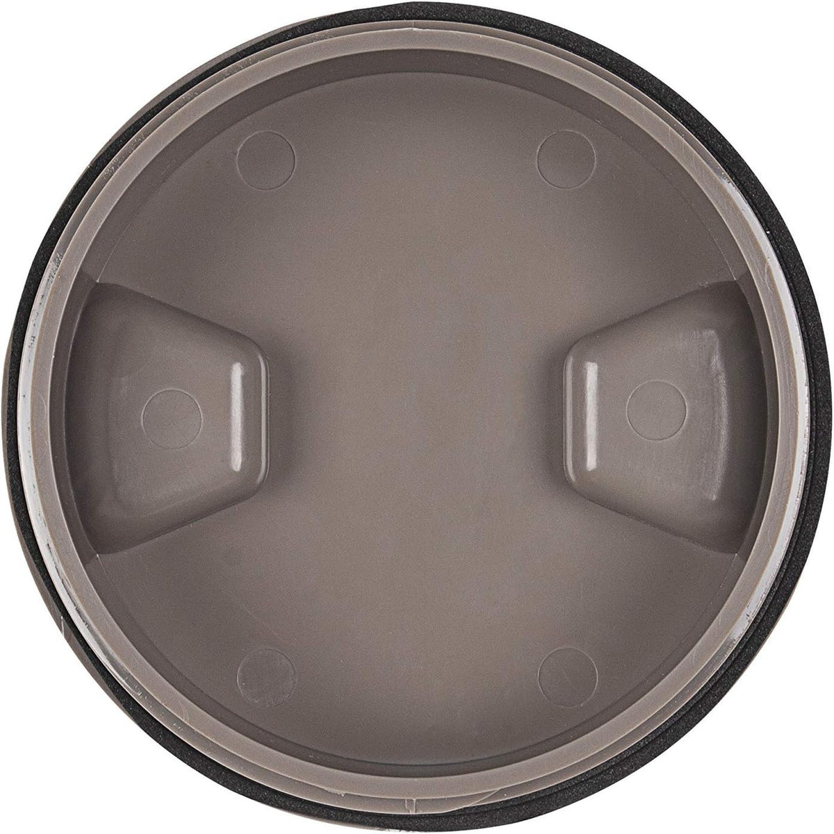 SEAFLO 4" - 6" Tan Circular Non Slip Inspection Hatch with Detachable Cover and Foam Seal