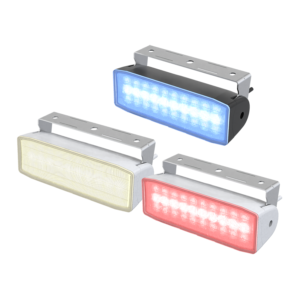 SEAFLO Dual Colour LED Floodlights - 01 Series (Bracket Mount)