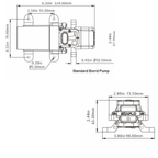 SEAFLO 21-Series On Demand Diaphragm Water Pressure Pump (1.2 GPM | 35 PSI) (Choose 12V or 24V)