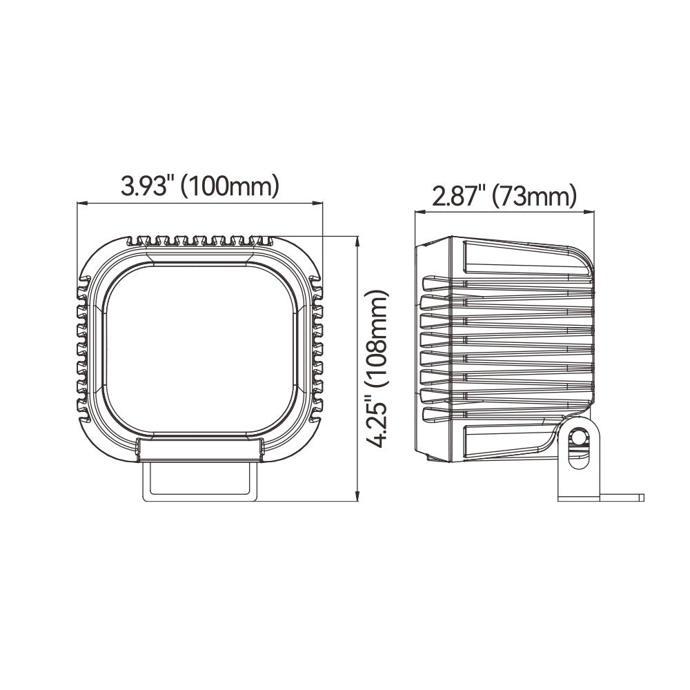 SEAFLO LED Floodlights 08 Series(Bracket Mount)