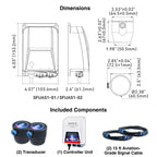 Hull Shield, does hull shield work,  hull shield hd1 SEAFLO Ultrasonic System, marine ultrasonic cleaner, barnacle prevention system, marine growth protection, automated boat cleaning, ultrasonic hull cleaner, boat hull cleaning system, yacht ultrasonic system, marine equipment maintenance, 12V ultrasonic defense system, long-term marine maintenance solution, Hull-Shield,  SFUAS1-02