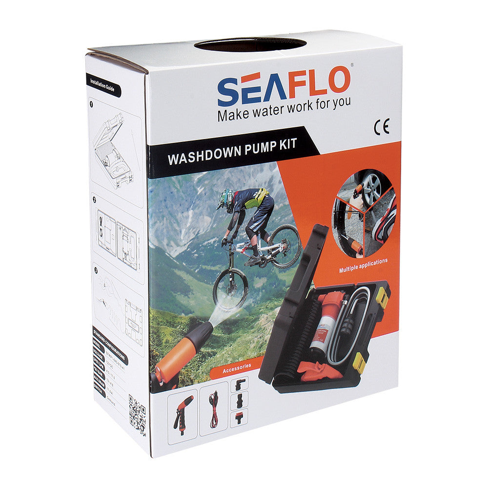 SEAFLO 41-Series Portable Washdown Pump Kit (4.5GPM|12V DC|70PSI)