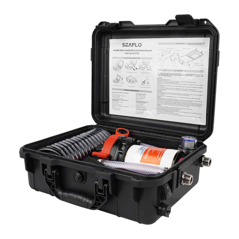 SEAFLO 56 Series Portable Washdown Pump Kit (12V | 70PS | 5.0GPM)