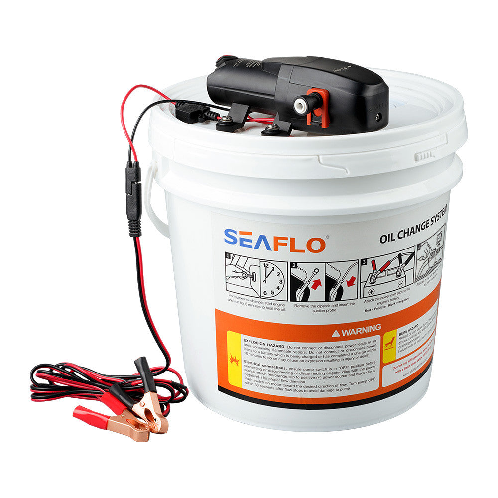 SEAFLO Oil Change System (12V | 3.7 GPM)