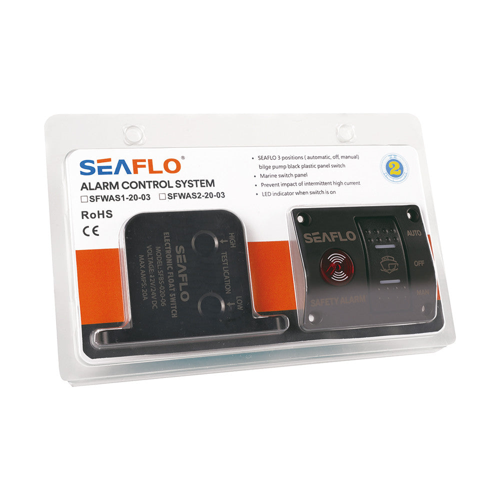 SeaFlo Alarm Control System with 3-Way Switch, 12V 24V