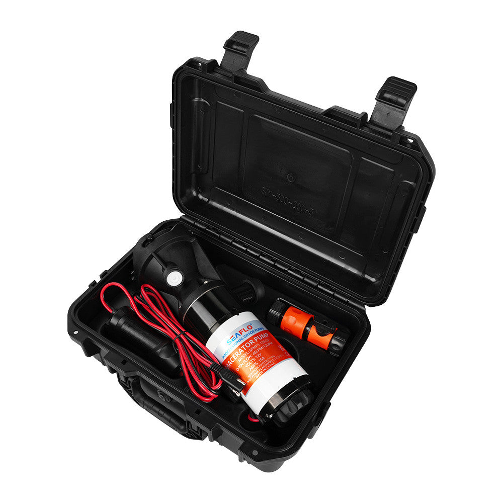 SEAFLO 04-Series  RV Macerator Pump Kit For RV/Tanks/Septic use/Septic Station (12V|12GPM|45LPM)