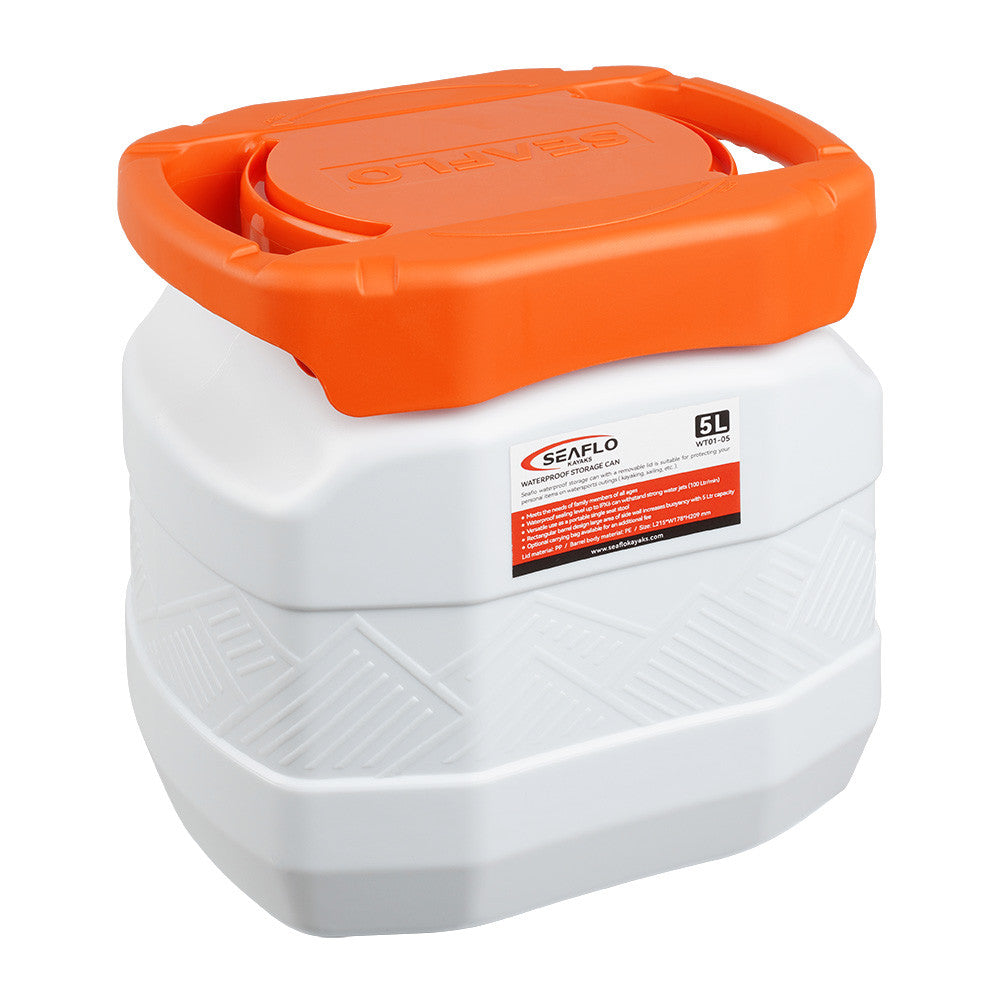 SEAFLO Waterproof Storage Bins with Lid for Marine, RV, Storage, Kayak, Camping