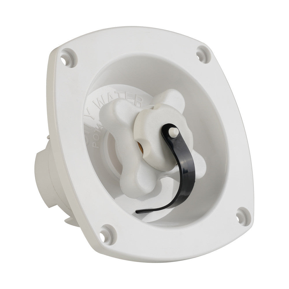 SEAFLO Wall Mount Pressure Regulated Water Inlet - White